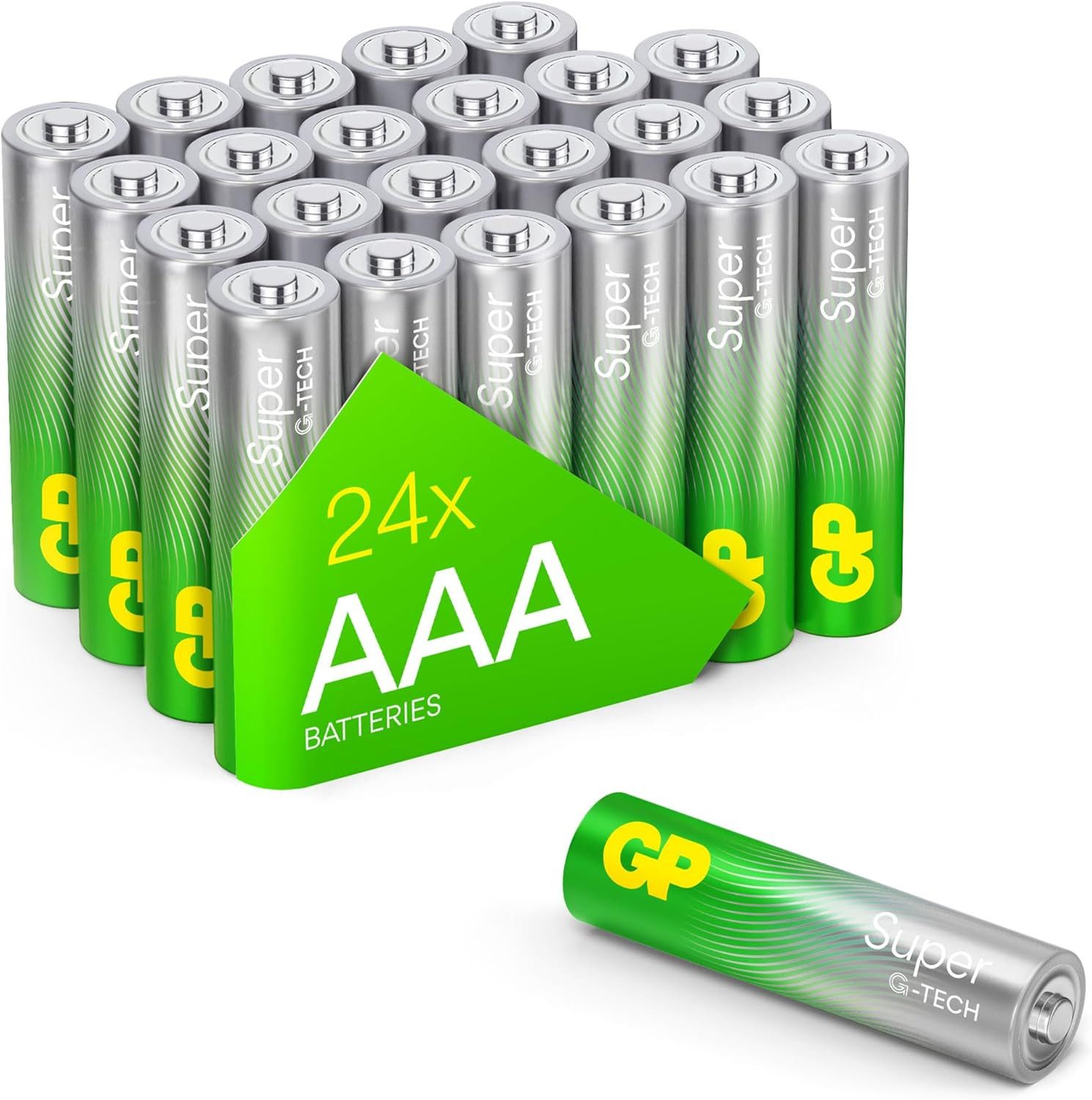 24x Super Alkaline Batterien AAA Micro LR03 Batterie