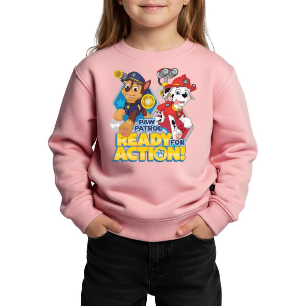 Sweatshirt Paw Patrol Pawfect Teamwork Chase Marshall Kinder Premium Pullover