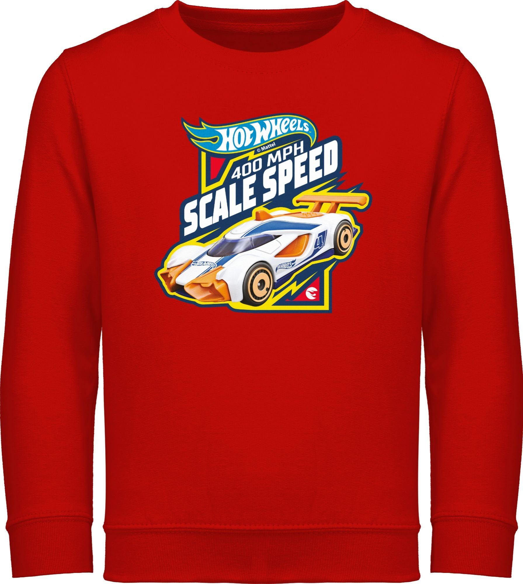 Shirtracer Sweatshirt 400MPH Scale Speed Hot Wheels Mädchen 3 Rot