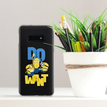 DeinDesign Handyhülle Minions Banane Film Minions Do Want, Samsung Galaxy S10e Silikon Hülle Bumper Case Handy Schutzhülle