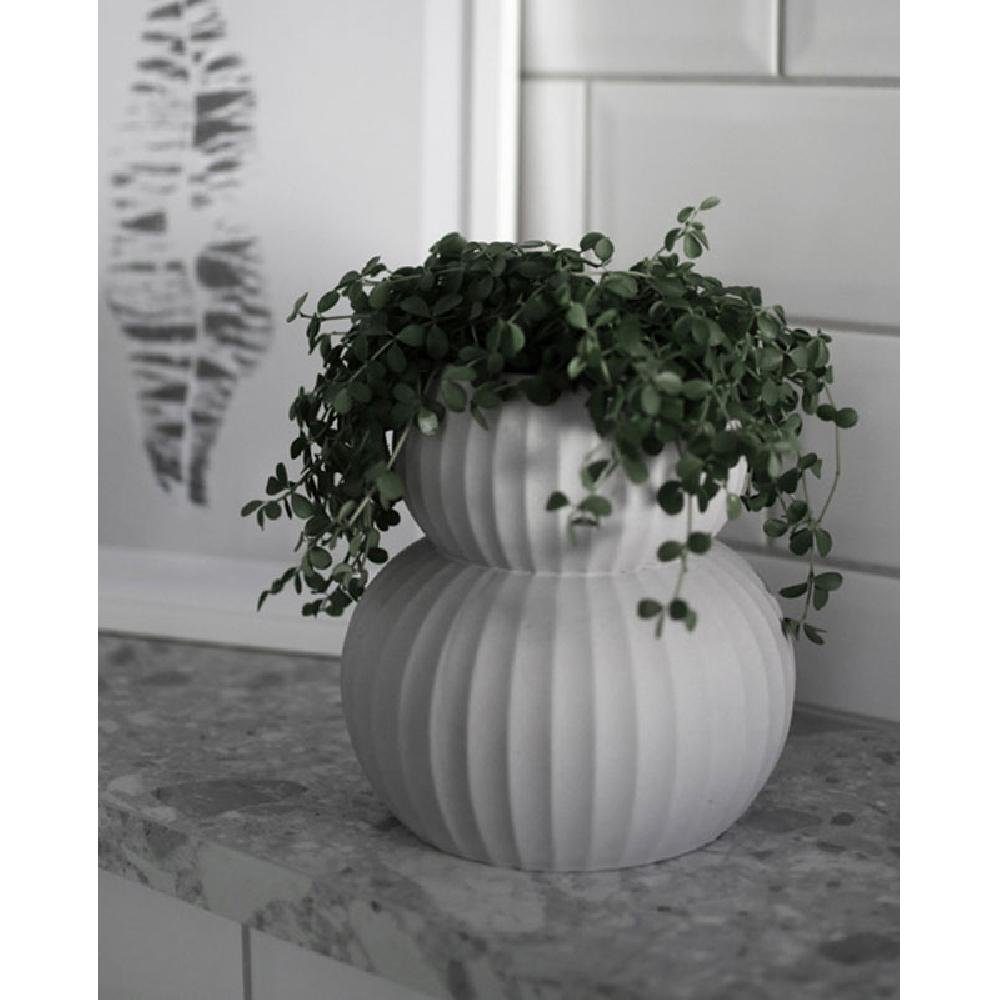 Grey Vase Light Sandhamn Storefactory Blumentopf Übertopf