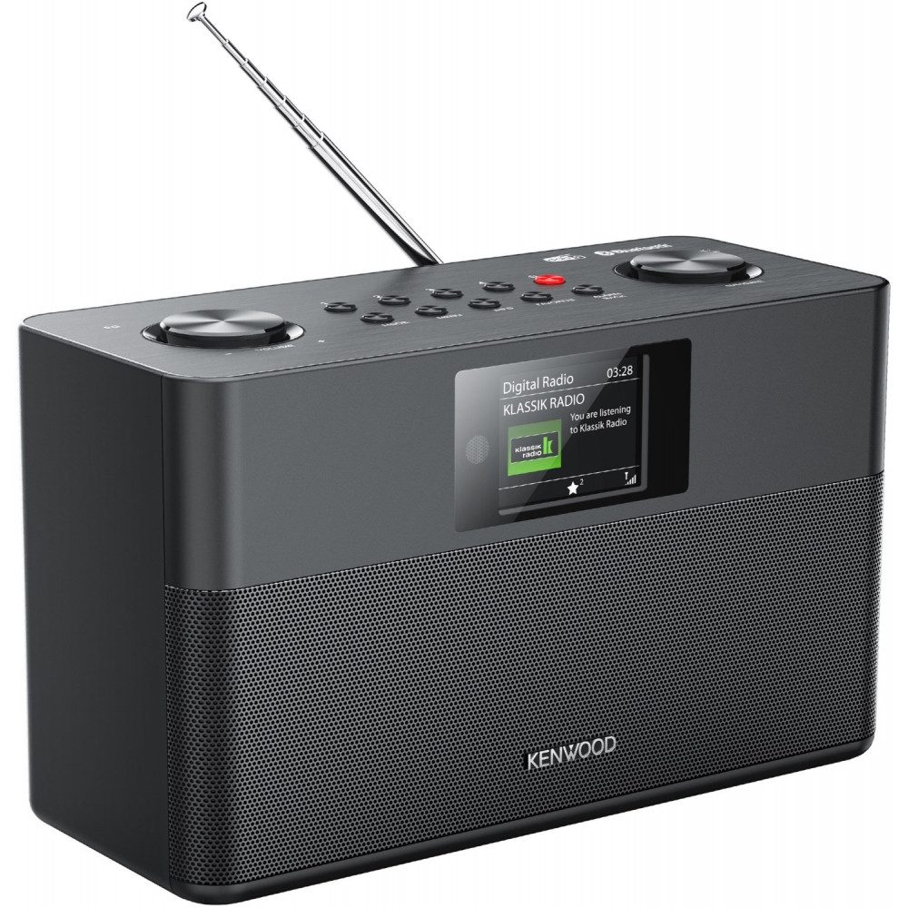 Kenwood CR-ST85DAB-B DAB Radioempfänger schwarz Radio (Bluetooth)