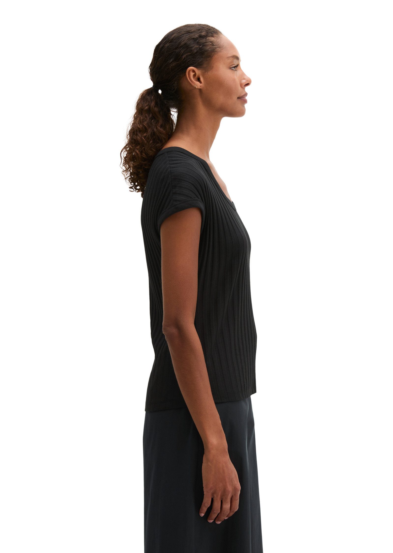 Marc O'Polo T-Shirt aus softem Modal-Organic-Cotton-Mix