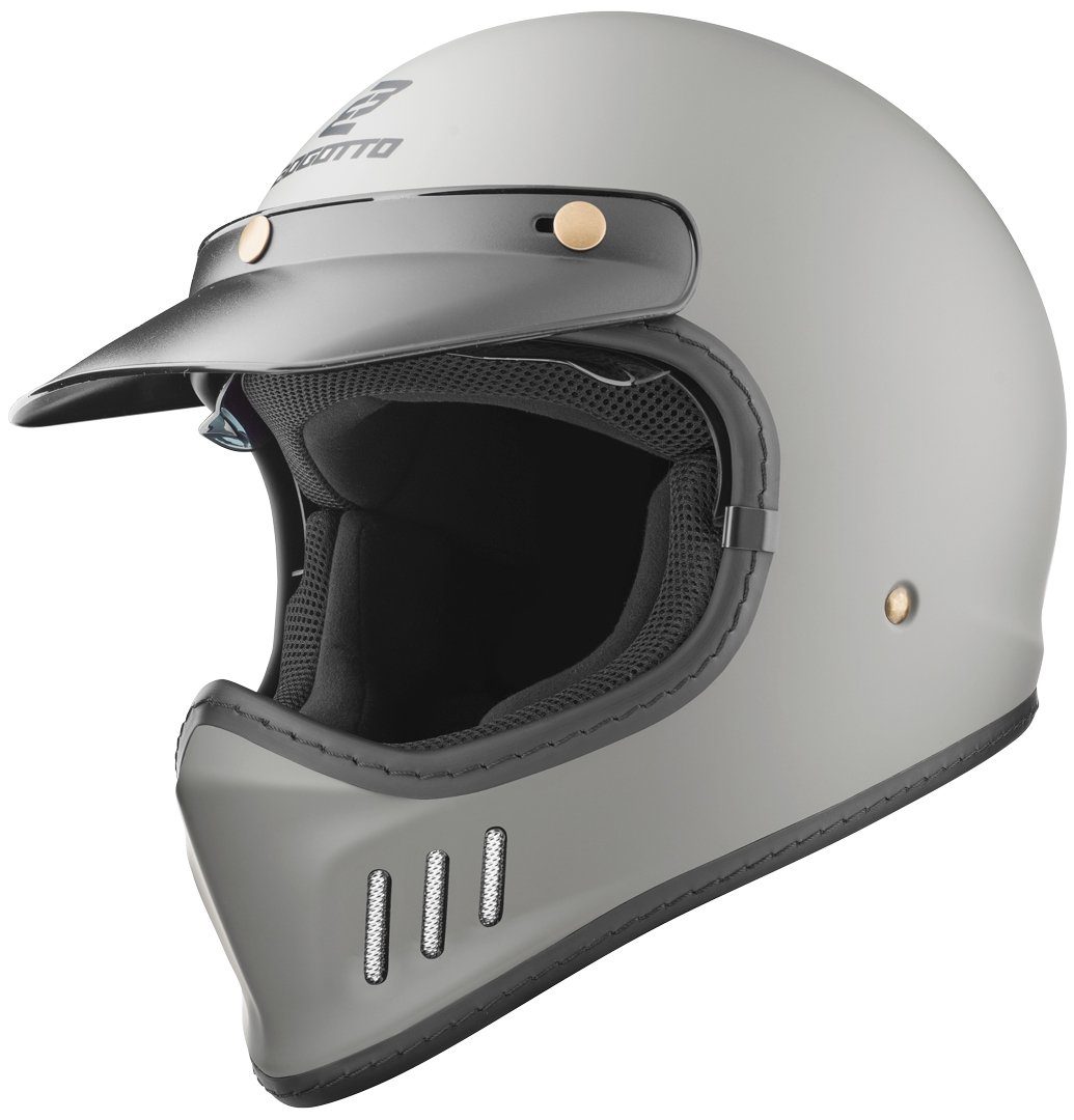 Bogotto Motocrosshelm FF980 Helm, Herausnehmbares Innenfutter,integriertes Sonnenvisier