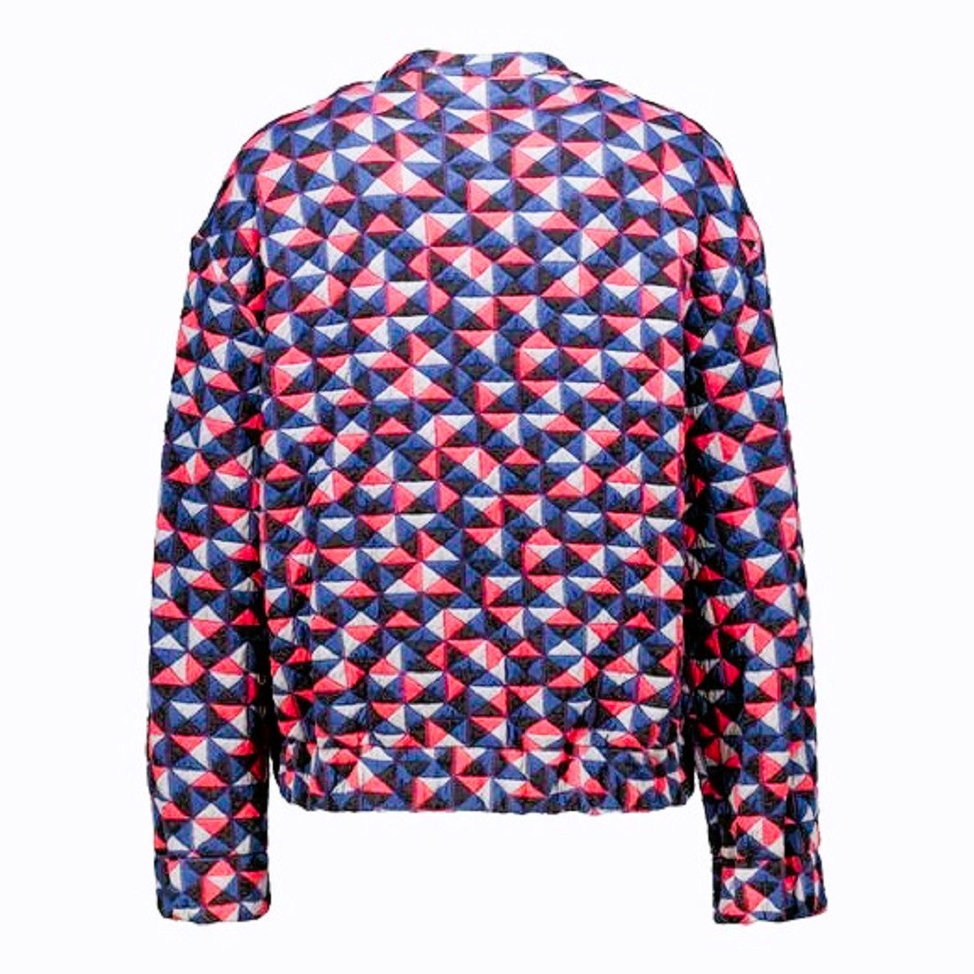 Emporio Armani Kurzjacke Emporio Armani Damen Jacke, EMPORIO ARMANI Blouson Jacket, Mehrfarbige Muster