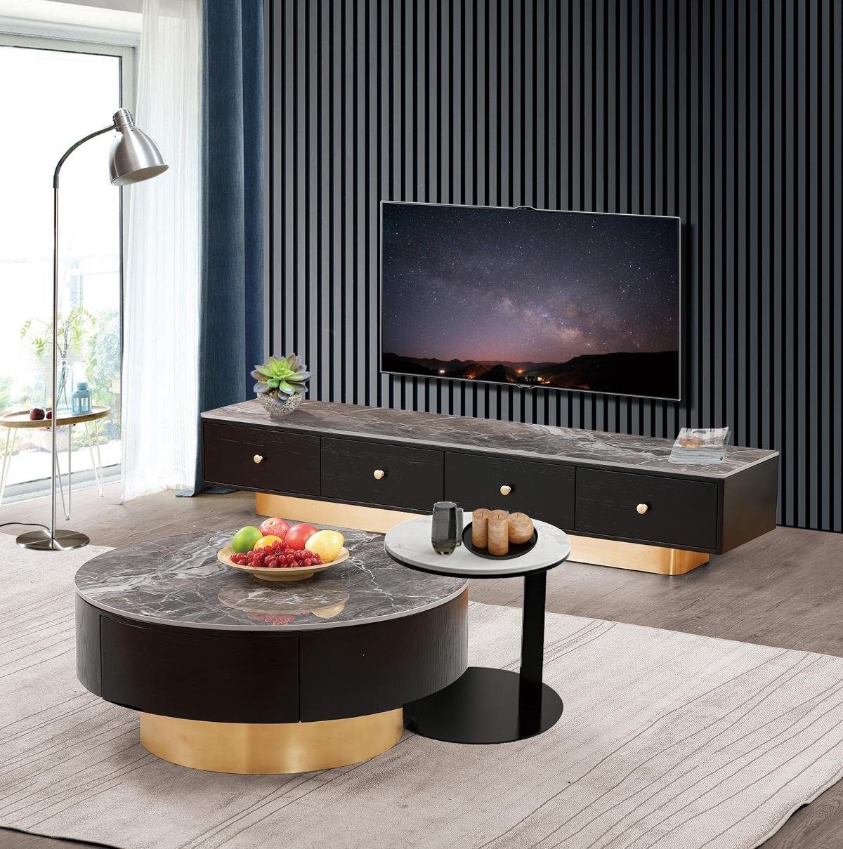 Couchtisch Set 2x Couchtisch Kaffeetisch Beistelltisch Designer Wohnzimmertisch