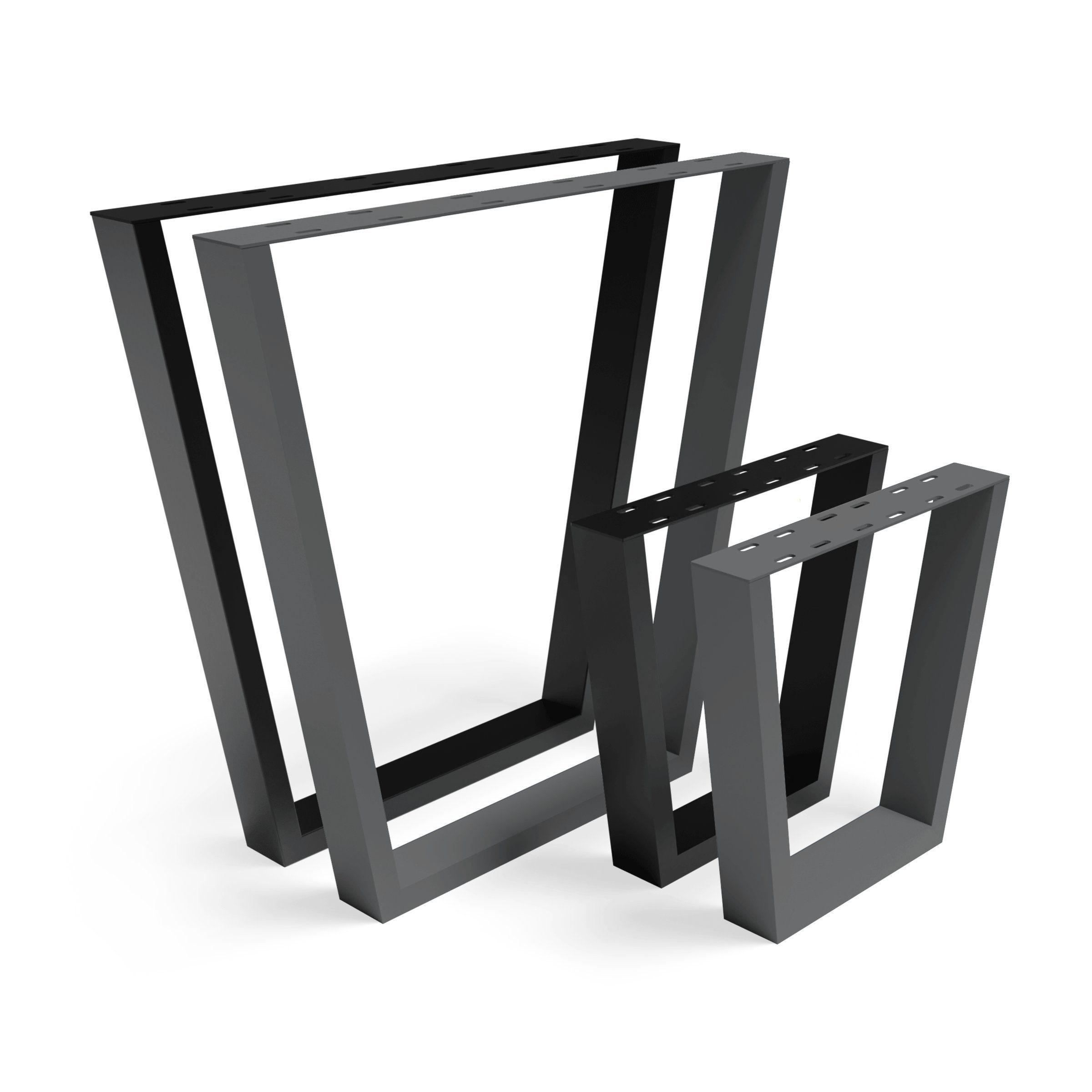 NOGGI - Home Sitzbank 45/30x42 DIY 2 für Möbelkufen Decor Tischbeine V-Form, Tischbein cm Dein I schwarz - Projekt Masters 