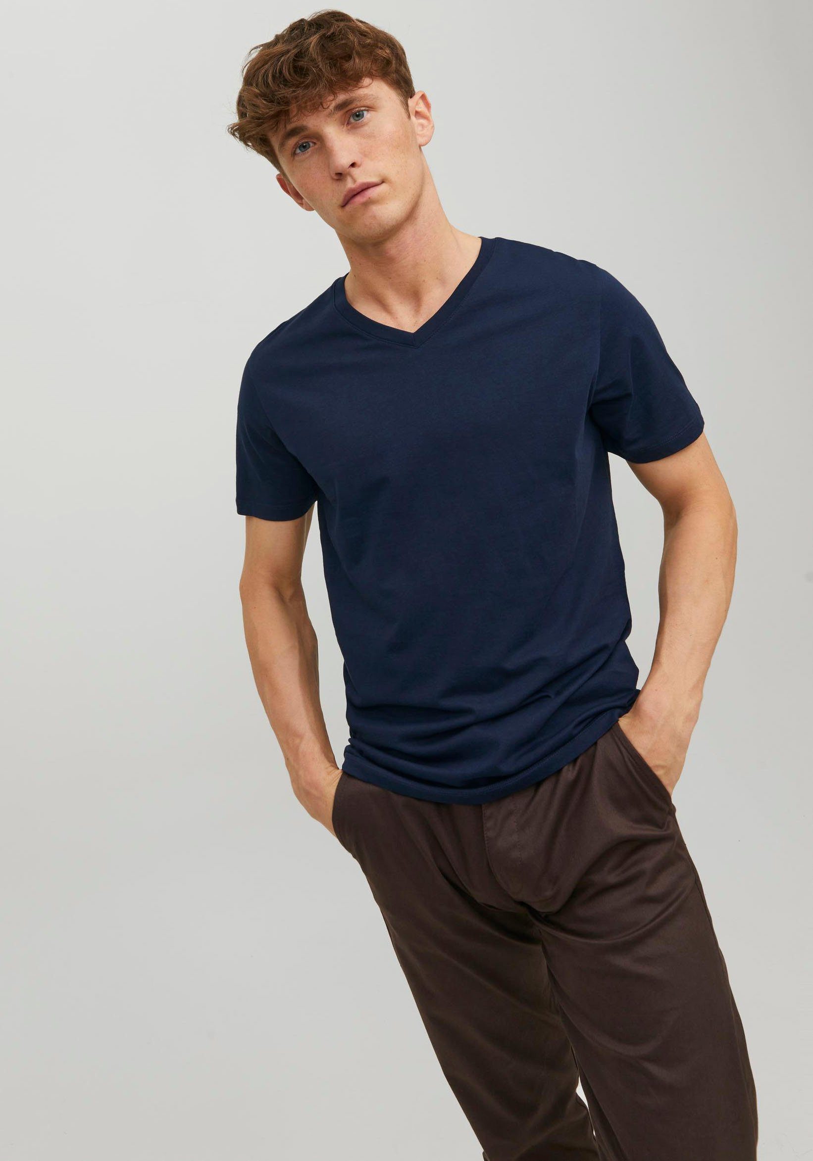 Jack & Jones V-Shirt JJEORGANIC BASIC günstig online kaufen