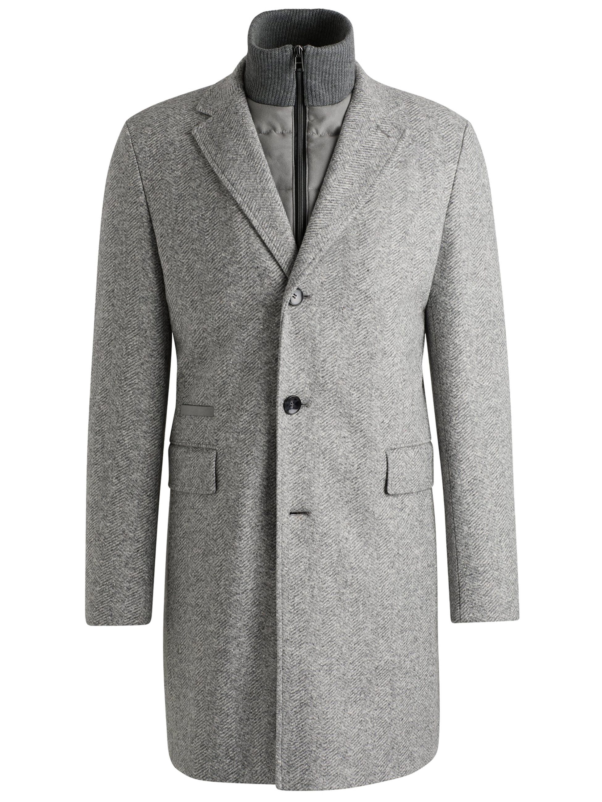 BOSS Langmantel H-Hyde-J-Bib-Pad mit herausnehmbaren Innen-Layer (1-tlg)