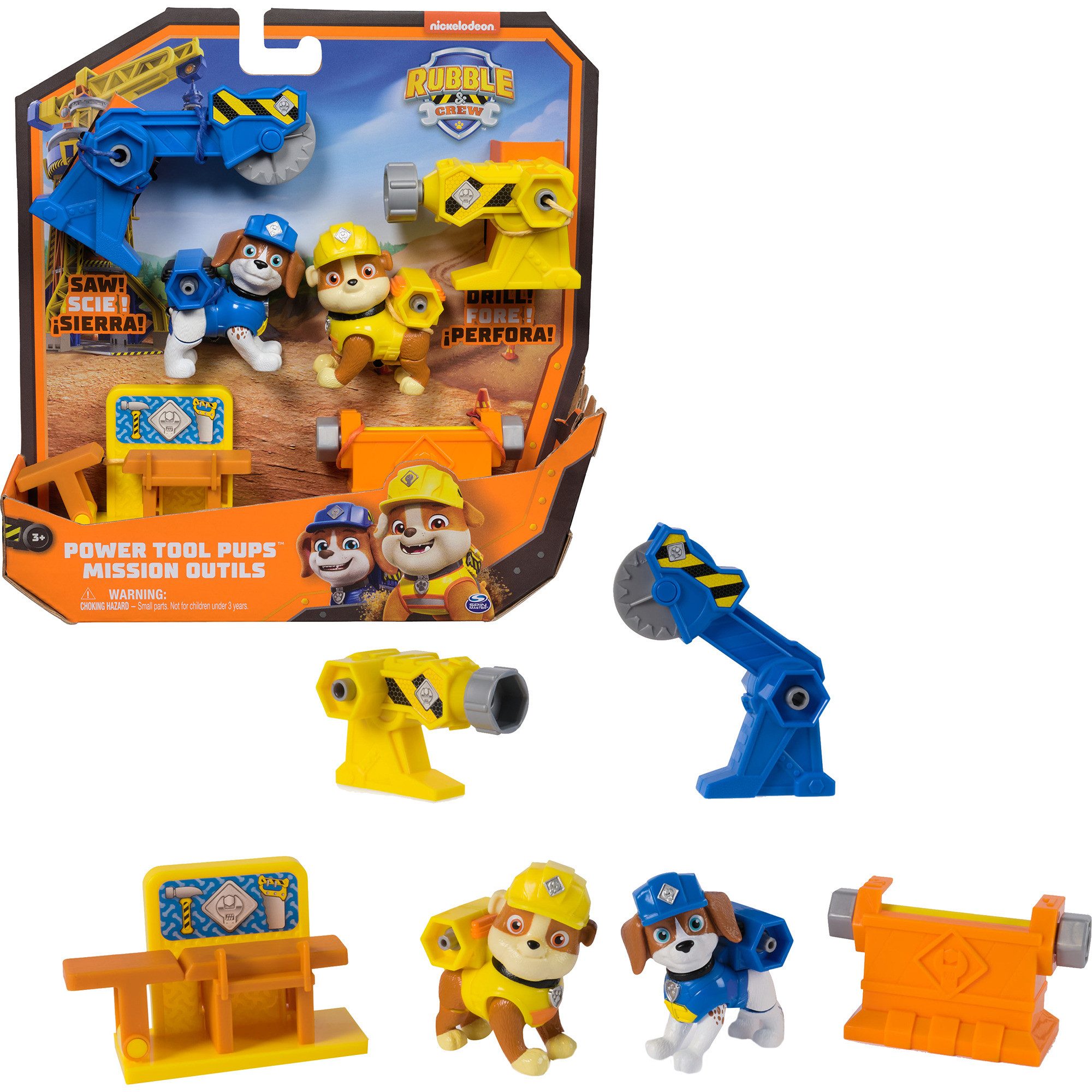PAW PATROL Spielwelt Spin Master Rubble & Crew Power Tool Pups -