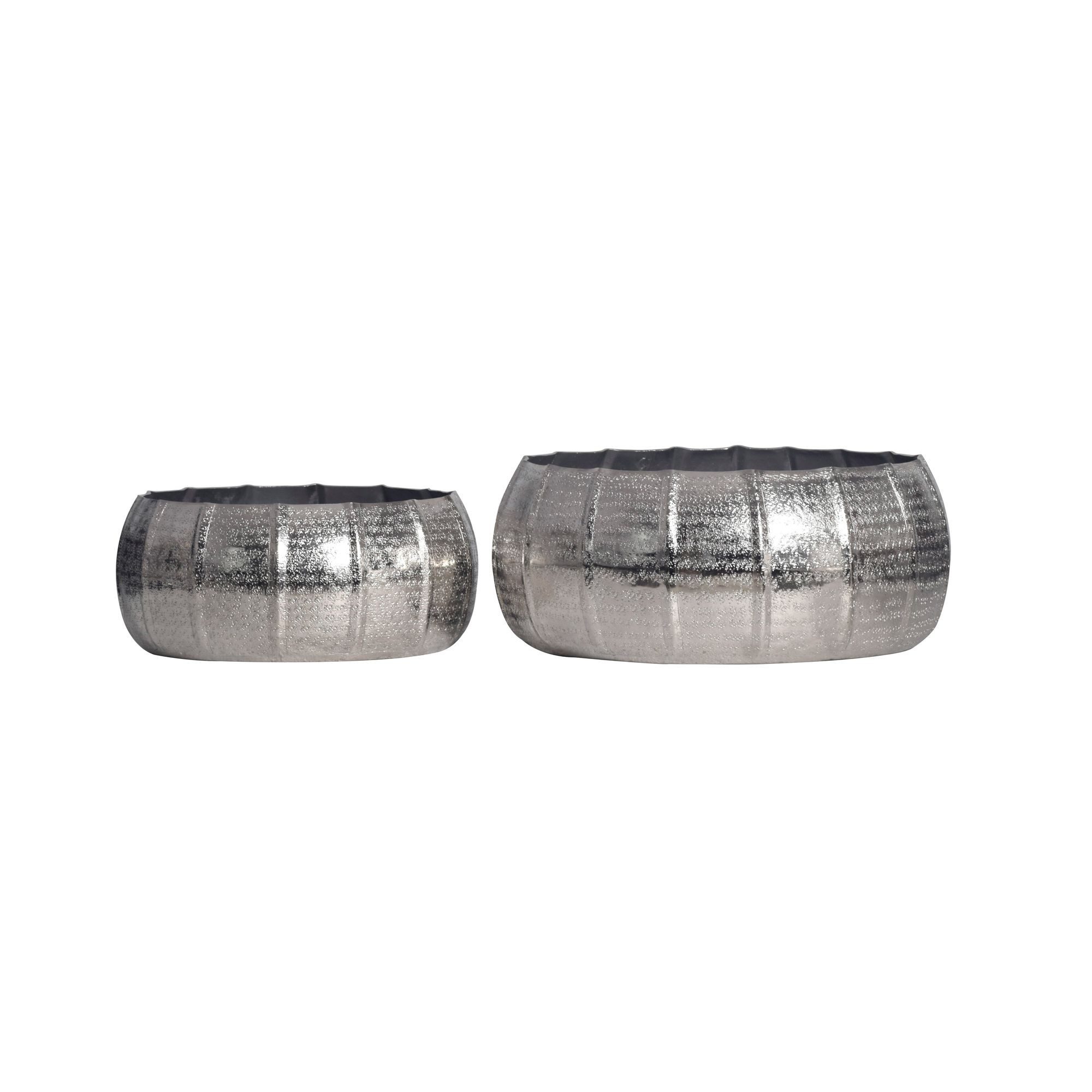 FINEBUY Blumentopf (Blumenschale 2er Set Metall günstig online kaufen