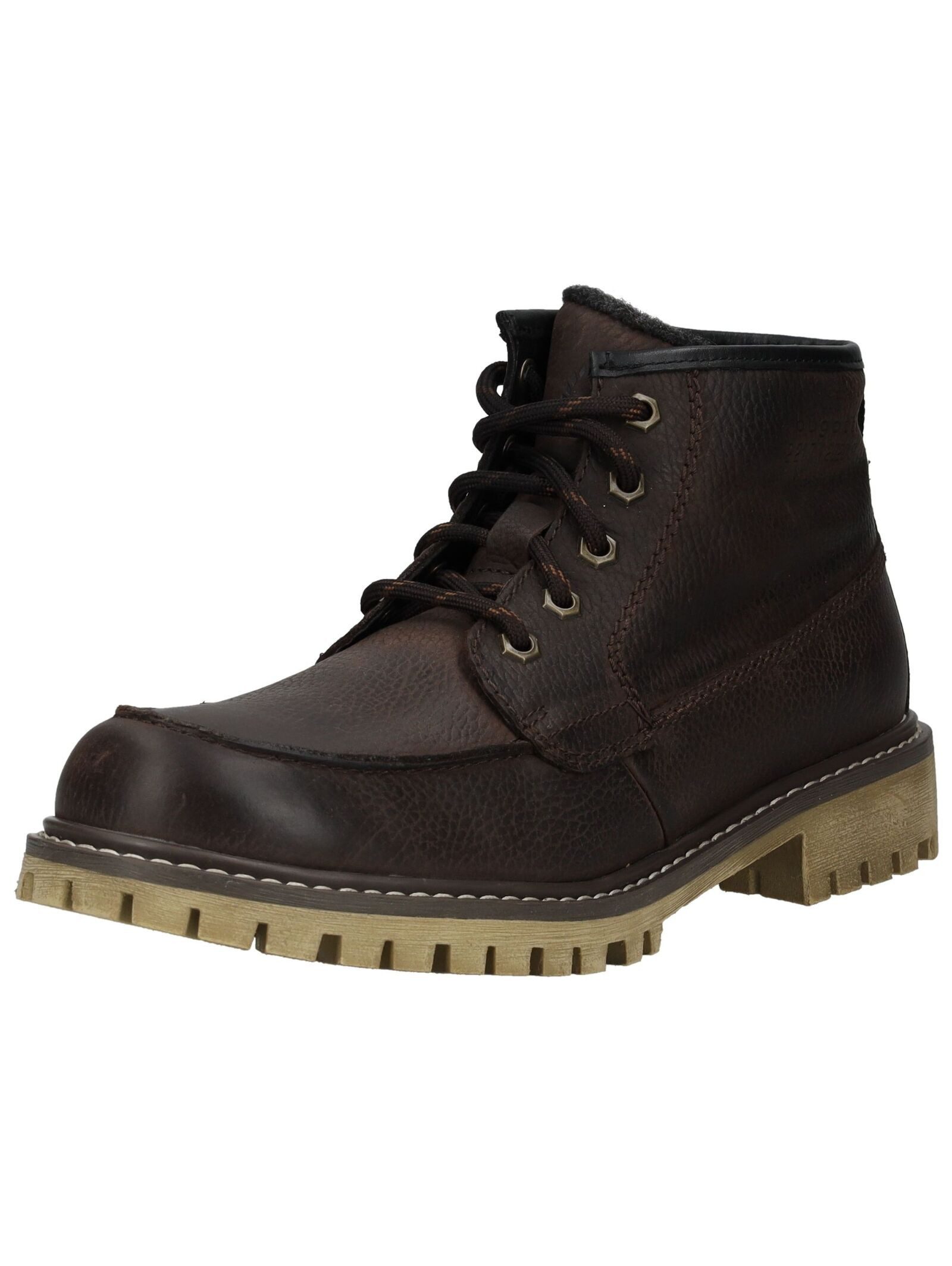 bugatti bugatti Stiefelette Leder Schnürstiefelette