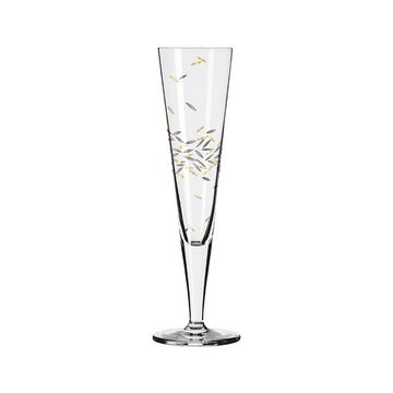 Ritzenhoff Champagnerglas Goldnacht Champagnergläser 205 ml 2er Set, Kristallglas