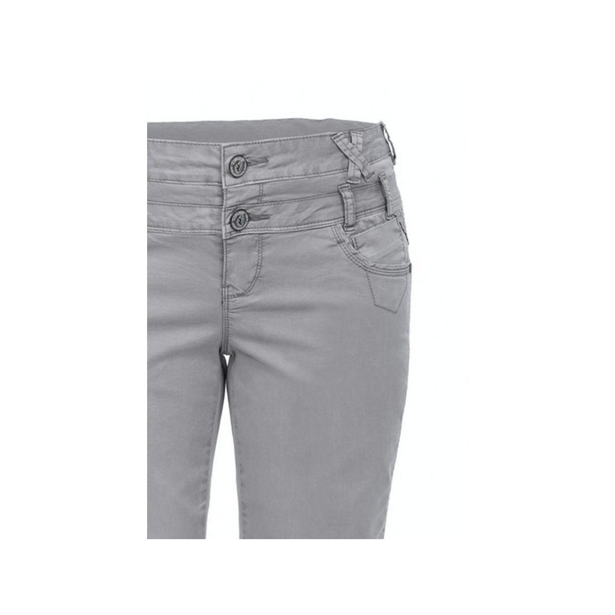 S'questo Stoffhose silber regular (1-tlg)