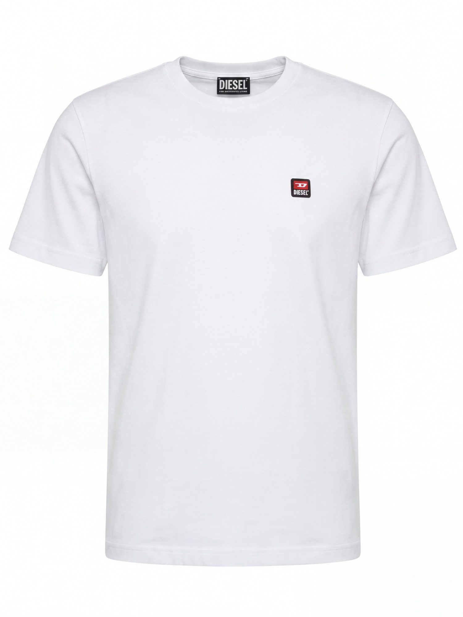 Diesel Rundhalsshirt Regular Fit mit Logo-Patch - T-JUST 250221