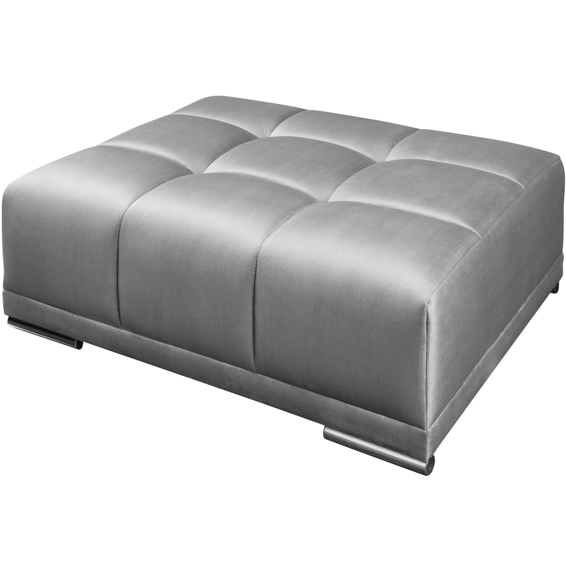 riess-ambiente Fußhocker ELEGANCIA 110cm silbergrau, mit günstig online kaufen