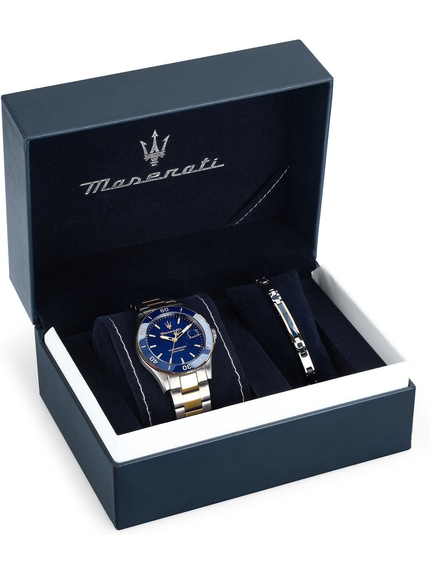MASERATI Chronograph Maserati Herren-Uhren-Sets Analog Quarz günstig online kaufen