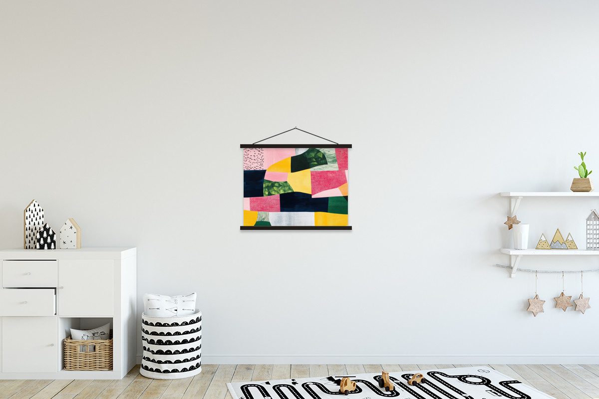 MuchoWow Poster Abstrakt - Rosa - günstig online kaufen