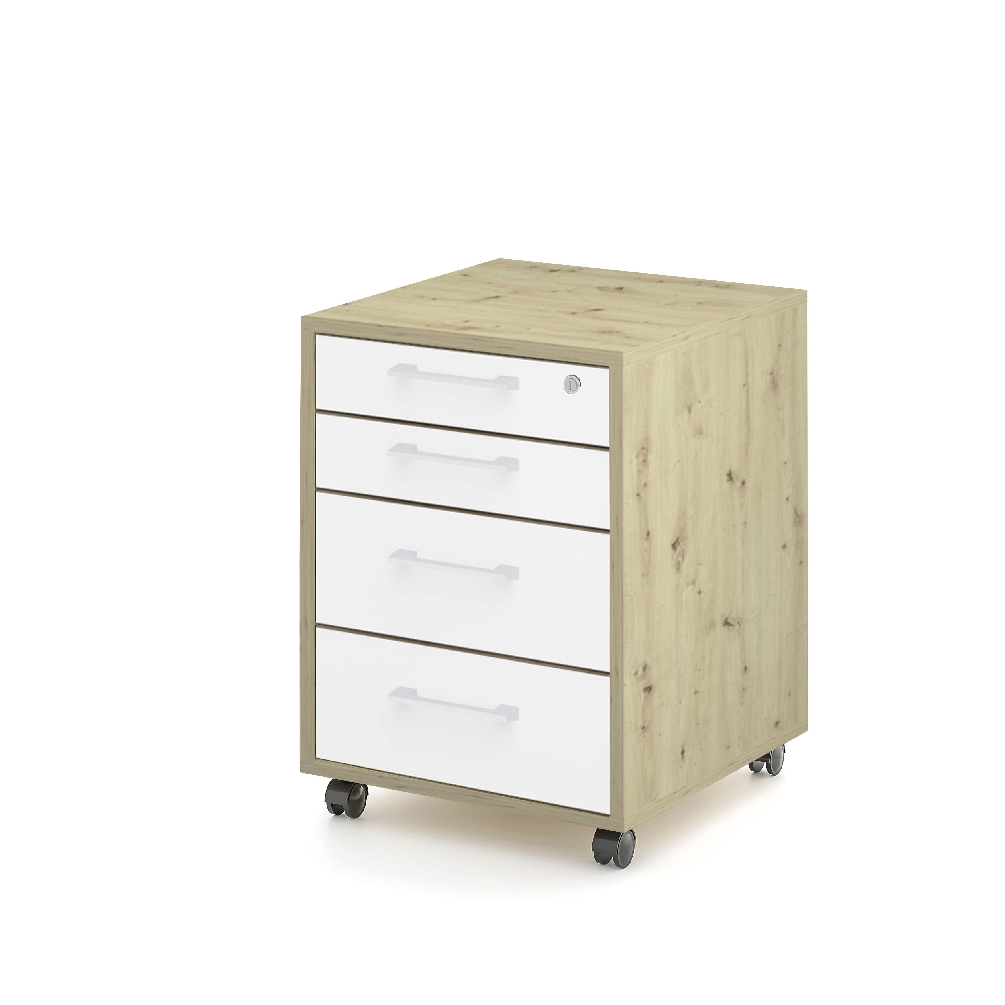 möbel-direkt.de Rollcontainer Rollcontainer Big Profi Desk