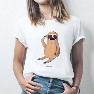 Mr. & Mrs. Panda T-Shirt Faultier Vogel - Weiß - Geschenk, Frauen, Sprüche, Faultier Geschenk, (1-tlg)