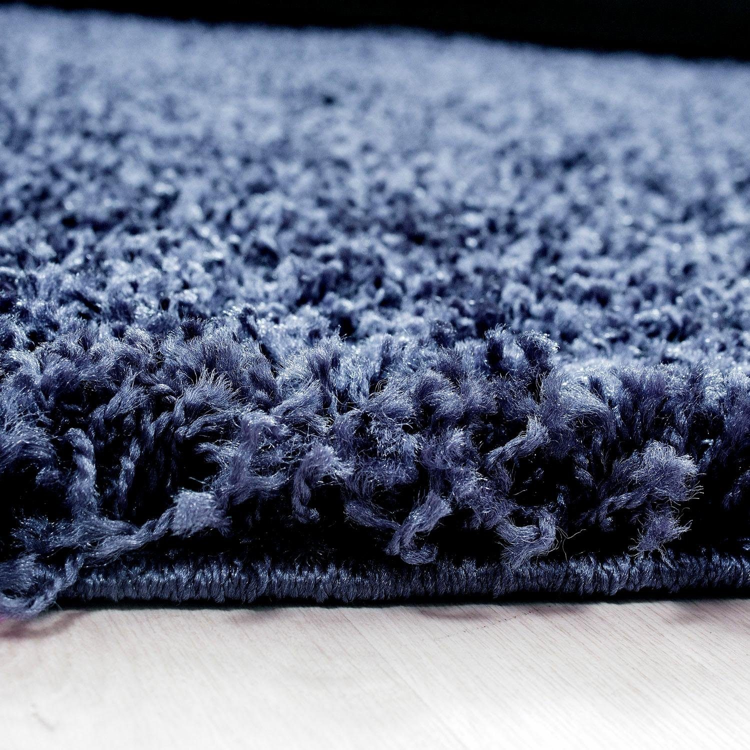 Ayyildiz Teppiche Hochflor-Teppich Life Shaggy 1500, auch als Läufer und in Rund erhältlich, rund, Höhe: 30 mm, Langflor, uni, große Farb- und Größenauswahl. Wohnzimmer, alle Räume