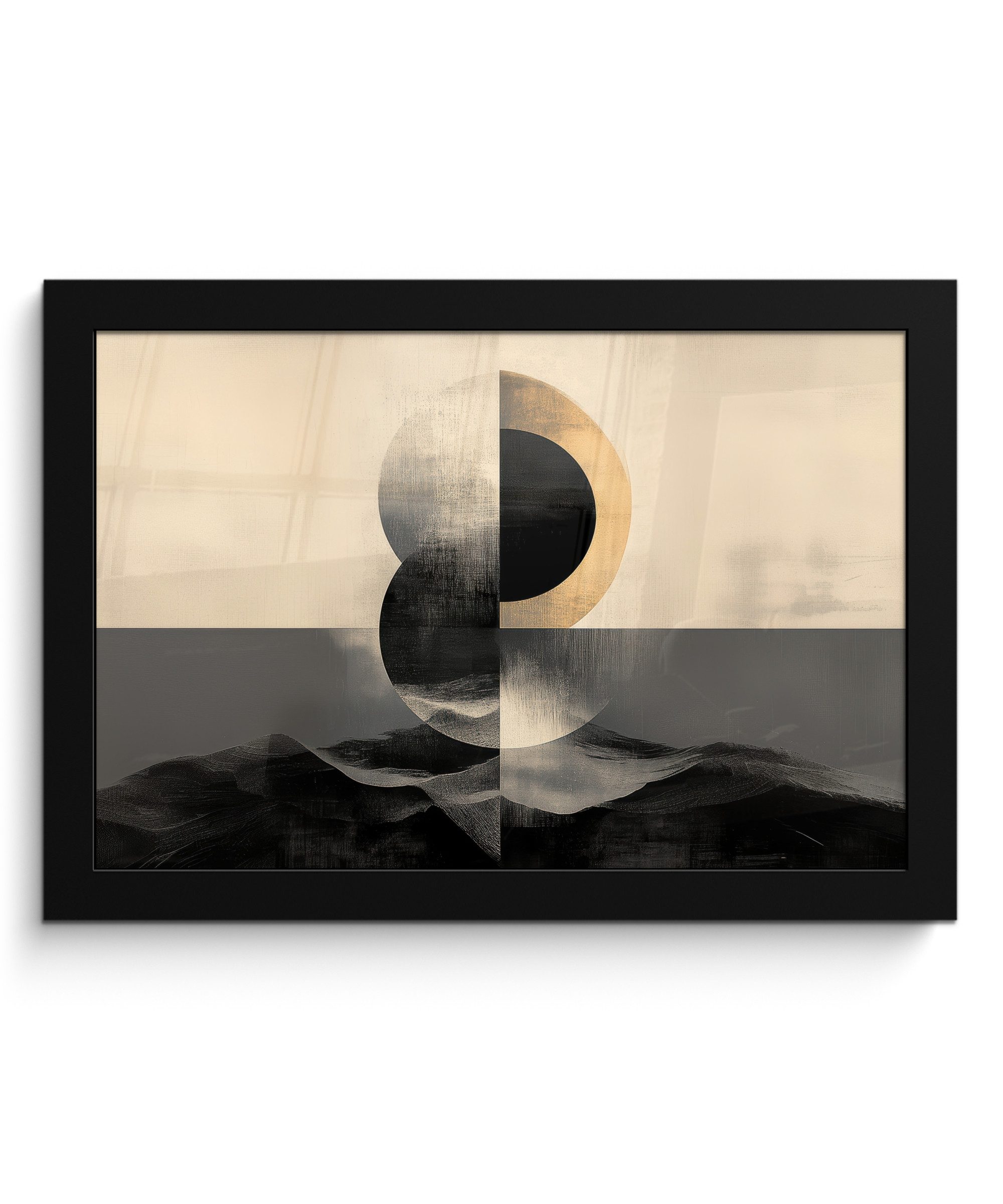 MuchoWow Poster Kreise - Schatten - günstig online kaufen