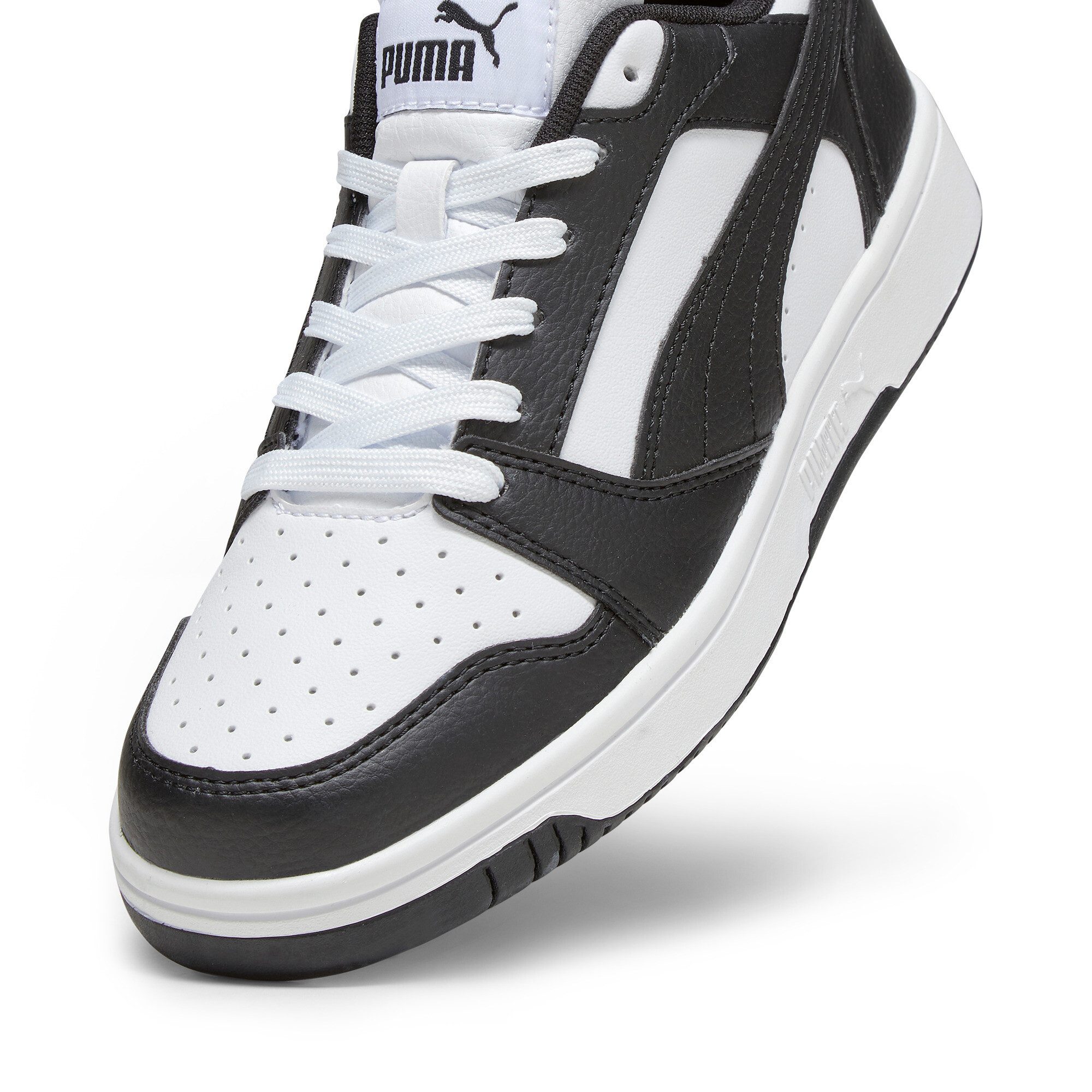 PUMA REBOUND V6 LO JR Sneaker (für Jugendliche) mit Schnürverschluss, dämpfendes Fußbett, aus Synthetik – Bild 5 von 5