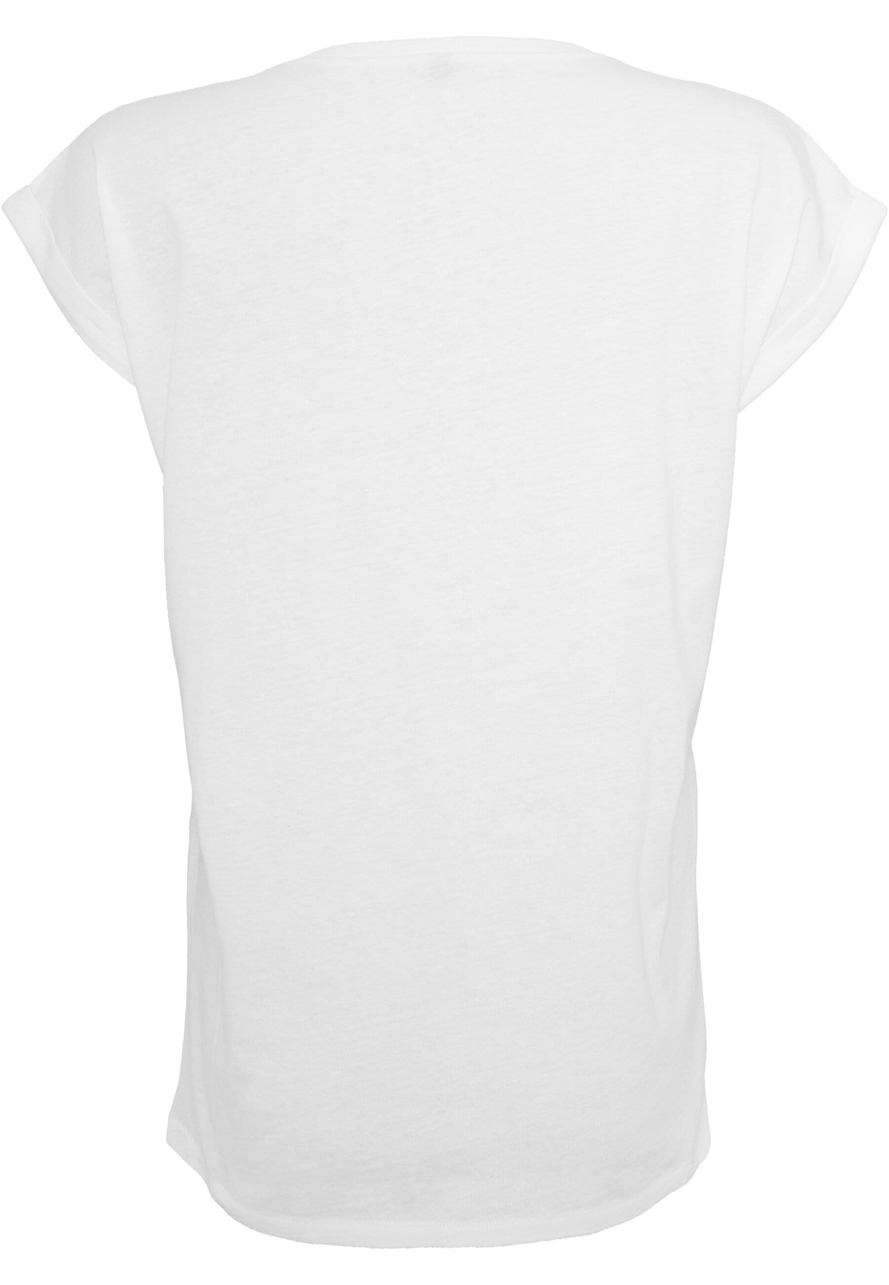 (1-tlg) Merchcode T-Shirt Lizzie Damen Ladies Stardust white T-Shirt