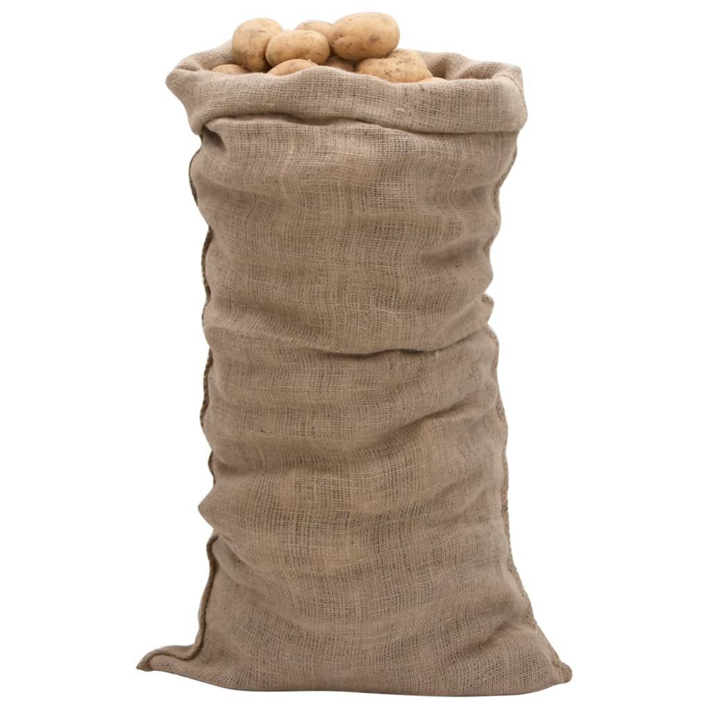 vidaXL Gartensack Jutesäcke 5 Stk. 65x135 cm 100% Jute 220 g/m², (5-tlg) – Bild 2 von 5
