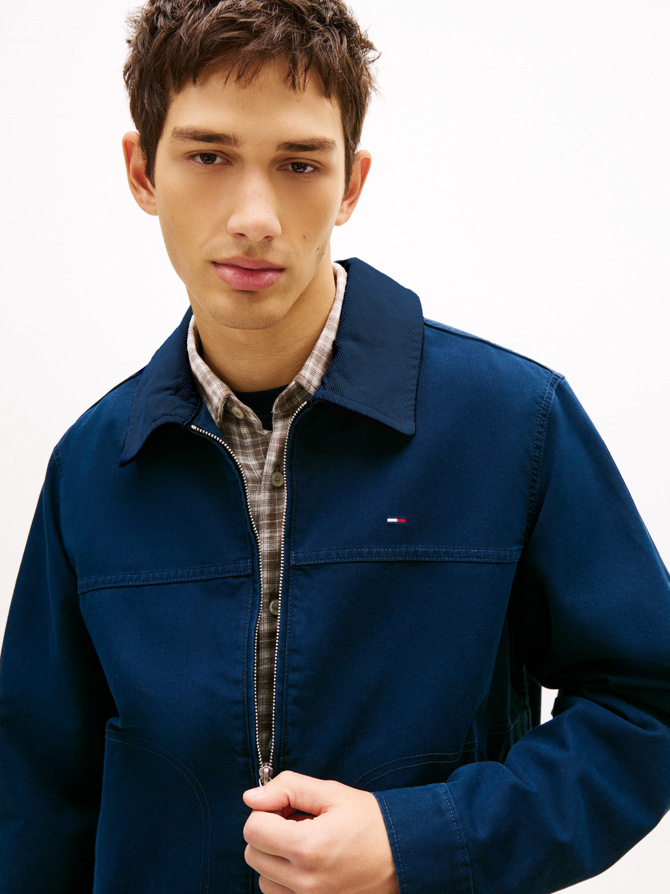 Tommy Jeans Blouson TJM REGULAR COTTON RANCH Regular fit mit Umlegekragen günstig online kaufen