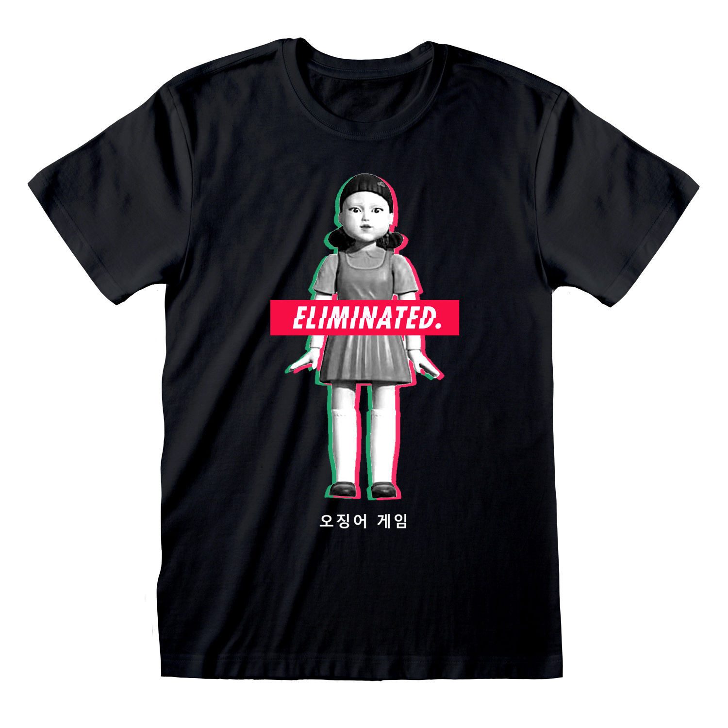 T-Shirt Squid Game TShirt Elimination Doll S