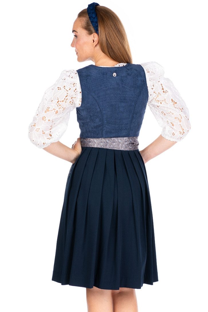 Spieth & Wensky Dirndl Cord Dirndl 2tlg. - HUMALDI - dunkelblau – Bild 5 von 5
