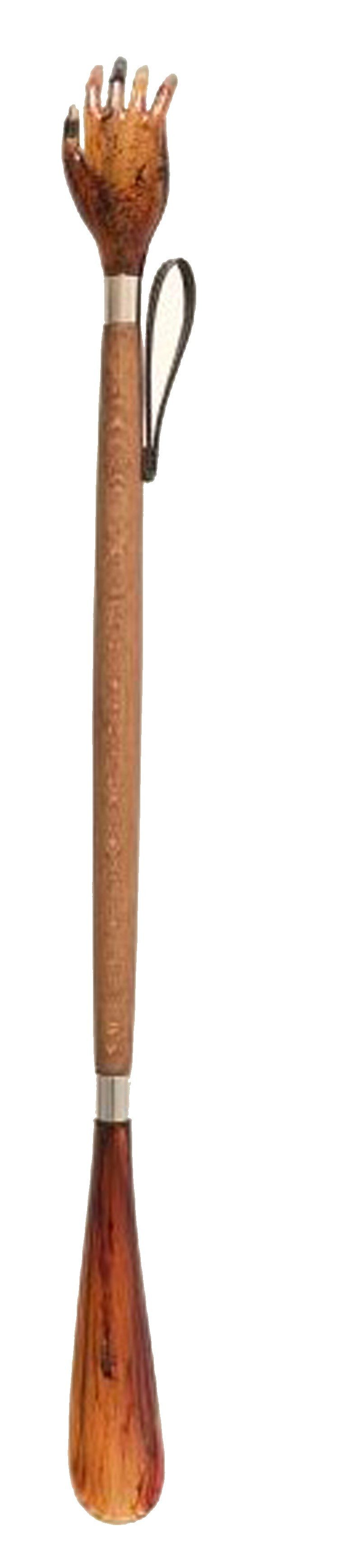 Schuhlöffel Schuhanzieher / Schuhlöffel aus Bambus - Hand Motiv