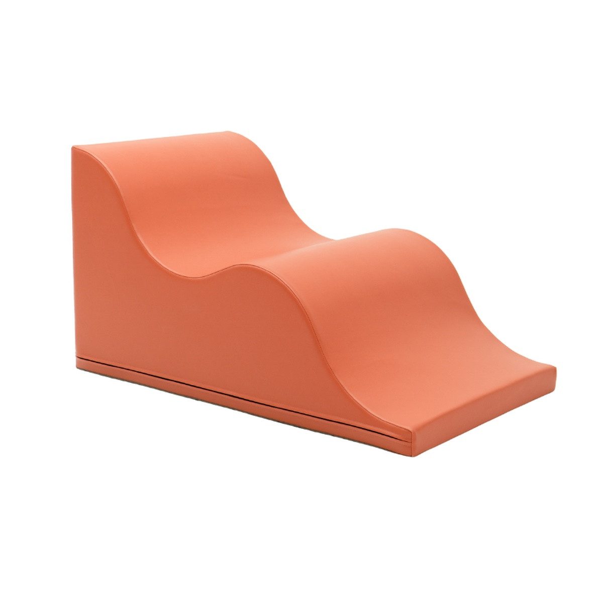 IGLUSoftplay Mega Wave XL Softbaustein Mehrfarbauswahl Kletter- und Rutschelement Spielbauklötze, weicher Soft Play Block, große Kurven, für Klettern und Rutschen
