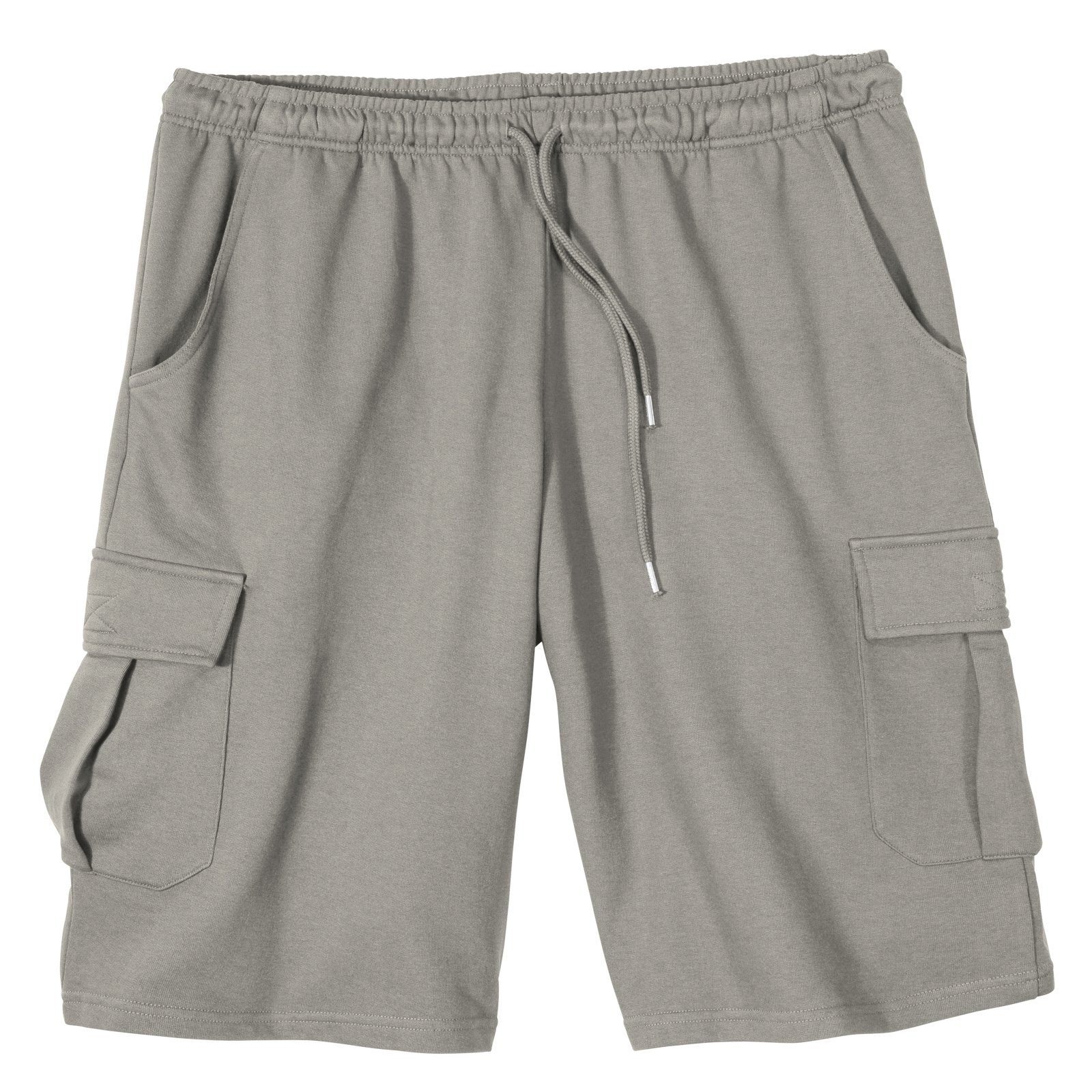 redfield Sweatbermudas Große Größen Cargo-Sweatbermuda grau Redfield