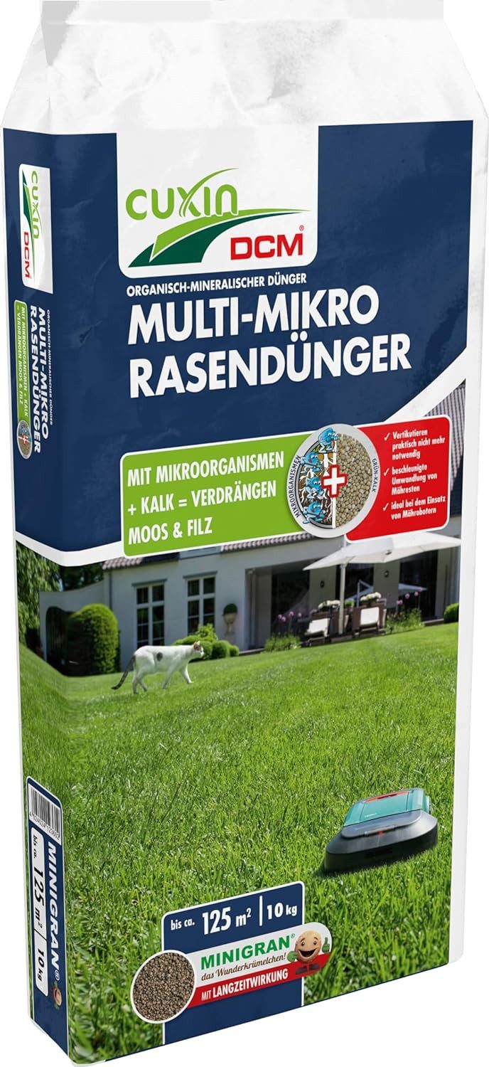 Rasendünger Cuxin DCM Multi Mikro Rasendünger Minigran 10 kg
