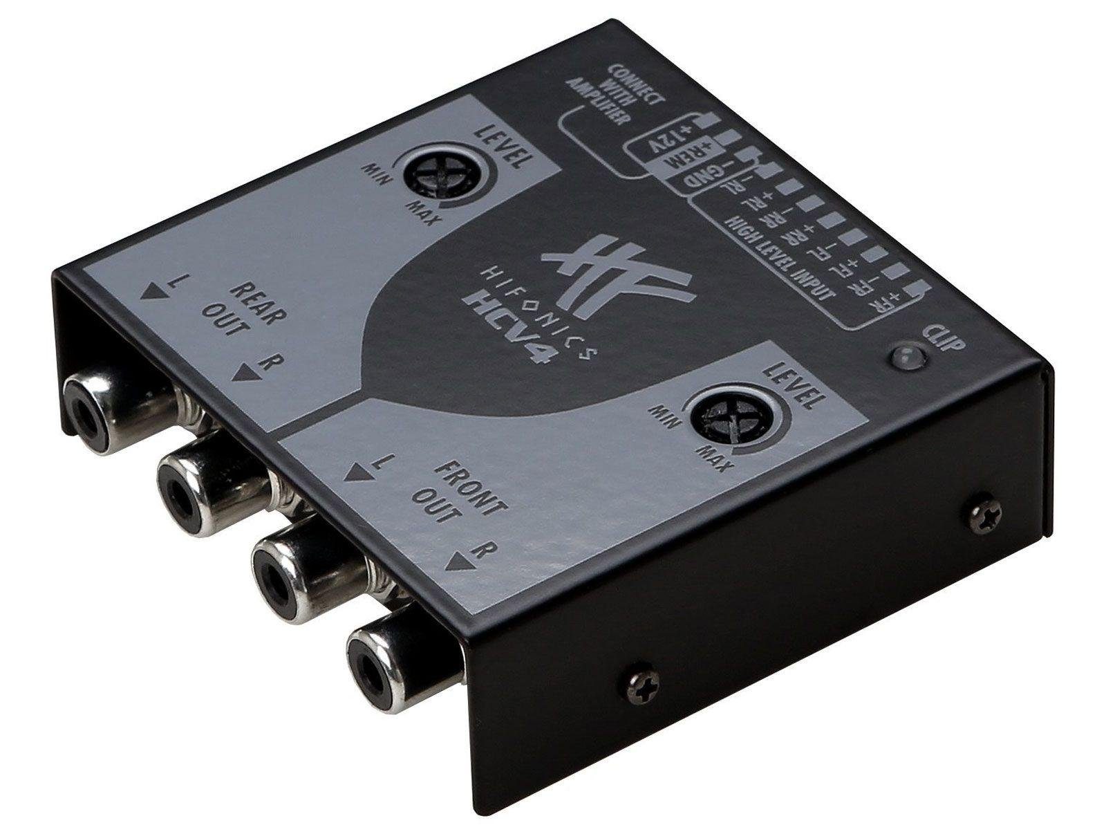 Low Hifonics für HCV4 Adapter Converter Level Auto-Lautsprecher High to