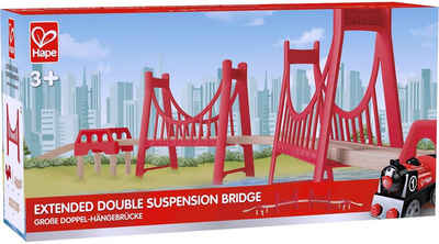 Hape Spielzeugeisenbahn-Brücke Große Doppel-Hängebrücke