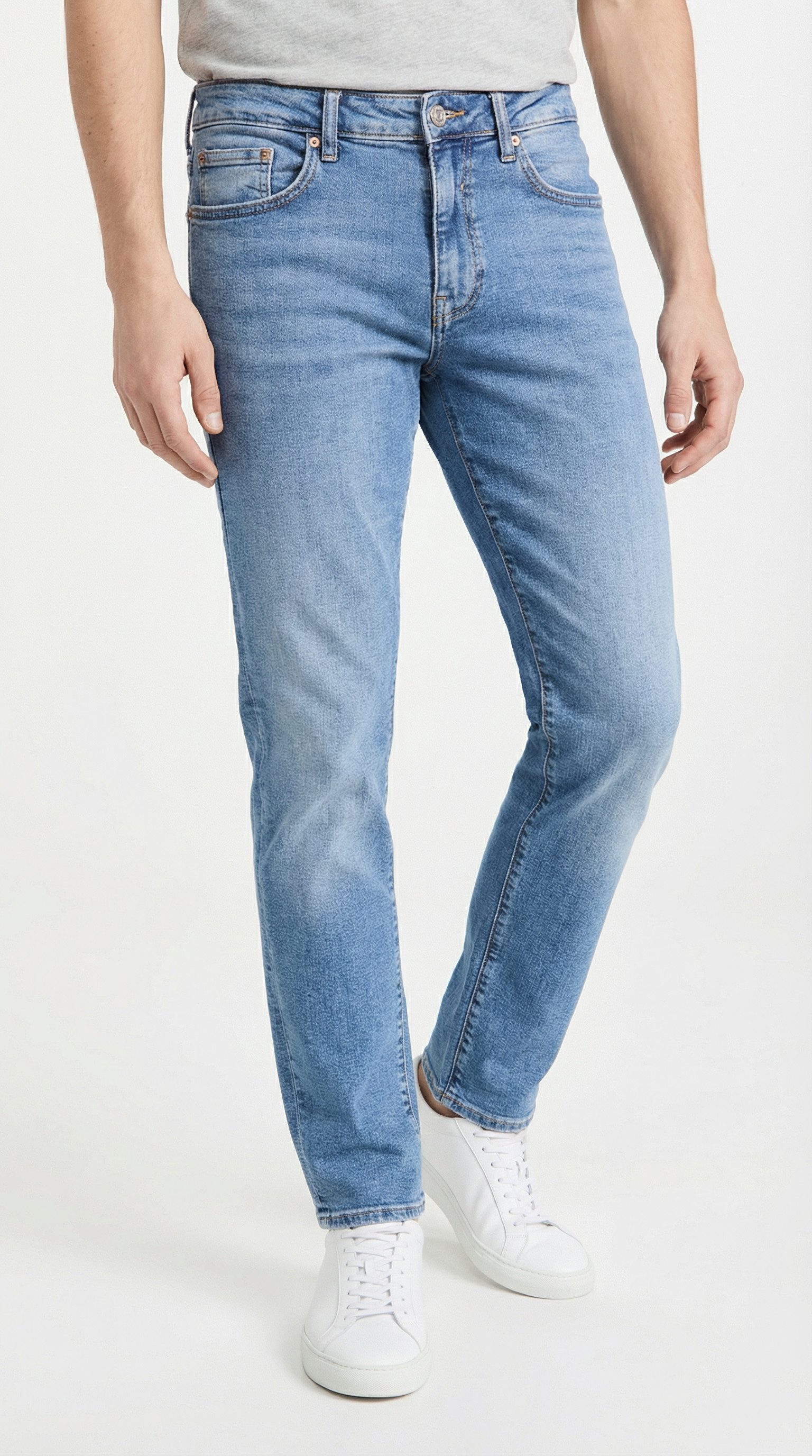 ONLY & SONS Straight-Jeans ONSWEFT REG. MBD 5094 TAI DNM NOOS Baumwollmischung, straight fit – Bild 2 von 5