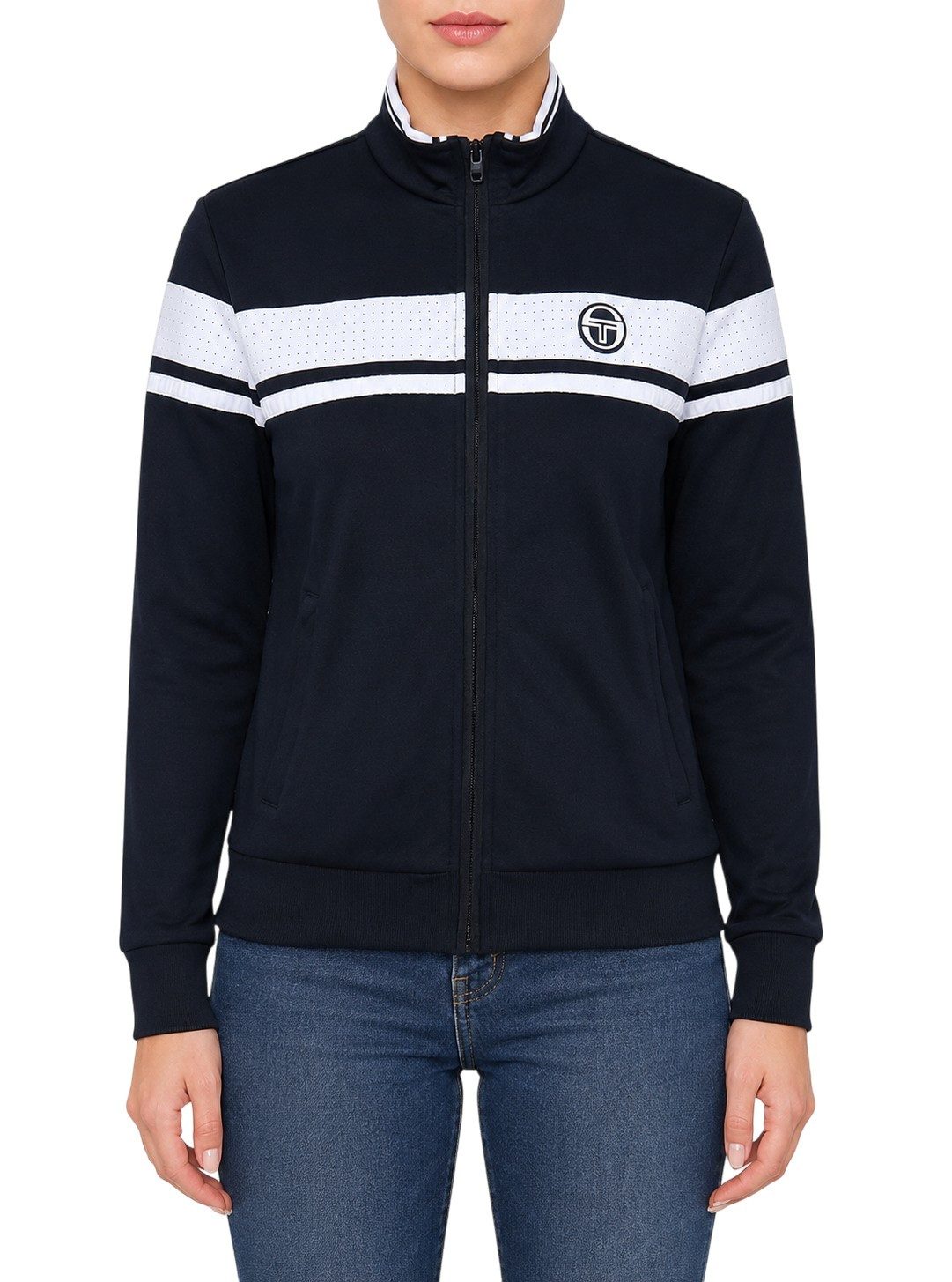 Sergio Tacchini Sweatjacke Sweatjacke Sergio Tacchini Young line (1-tlg) Colorblocking-Design