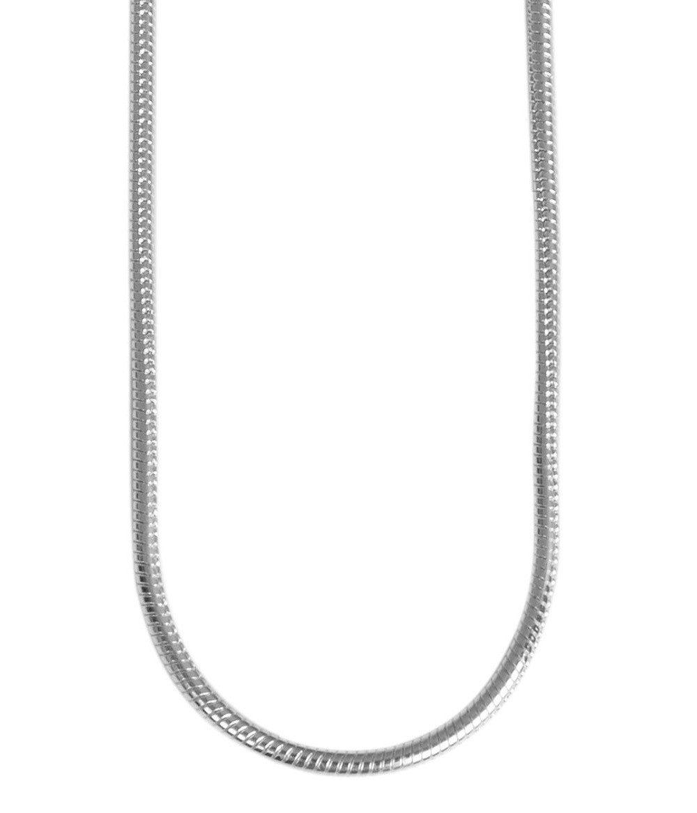 Kette ohne Anhänger Halskette – Schlangenkette aus 925 Silber 42 cm