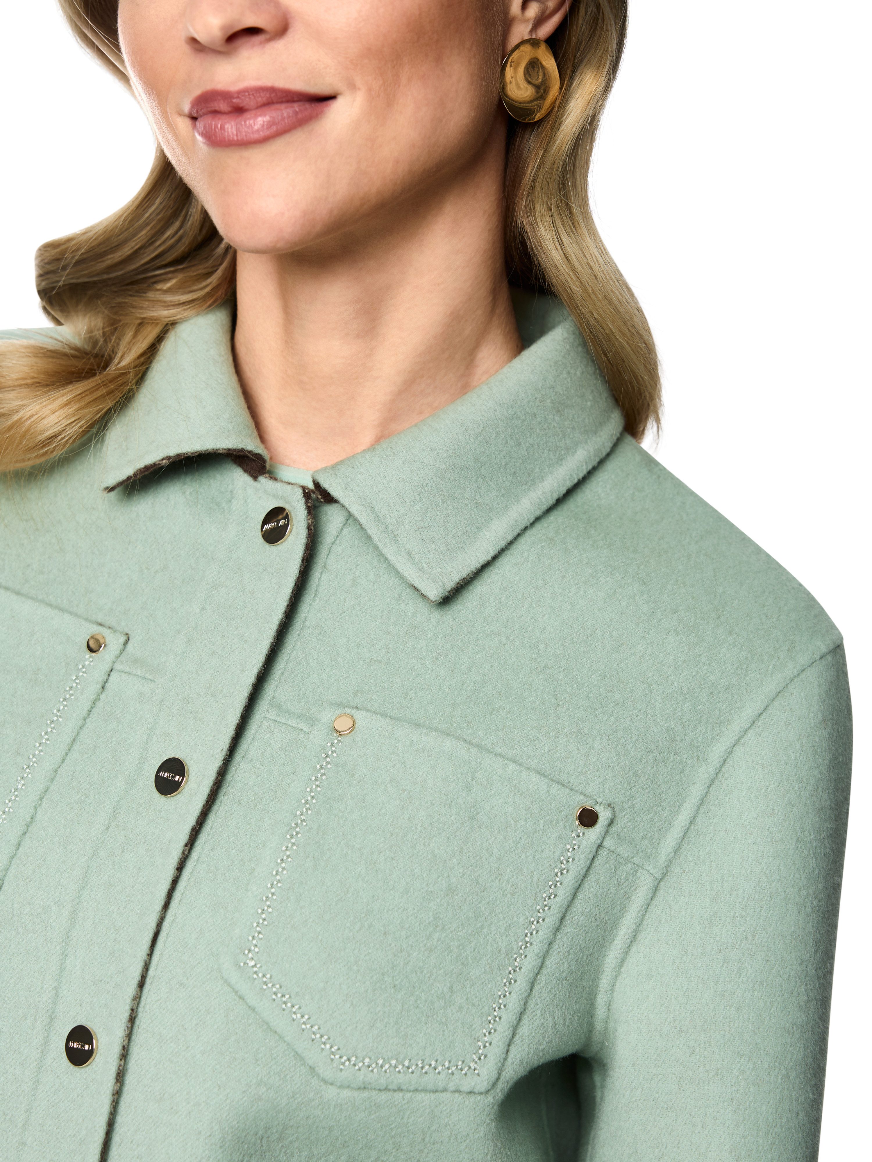 Marc Cain Wendejacke Fading Flowers Premium Damenmode