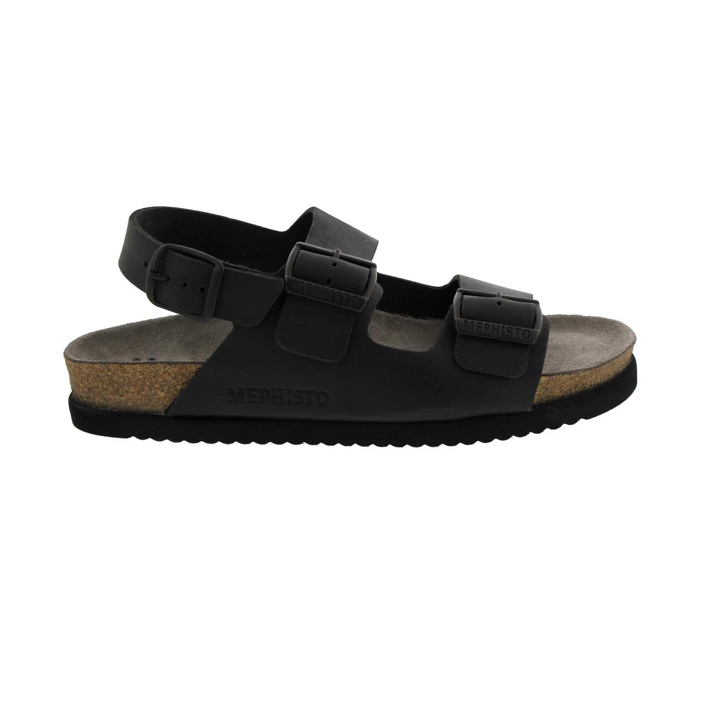 Mephisto Mephisto Nardo, Herrensandale, Scratch 3400 (Glattleder), schwarz N182 Sandale