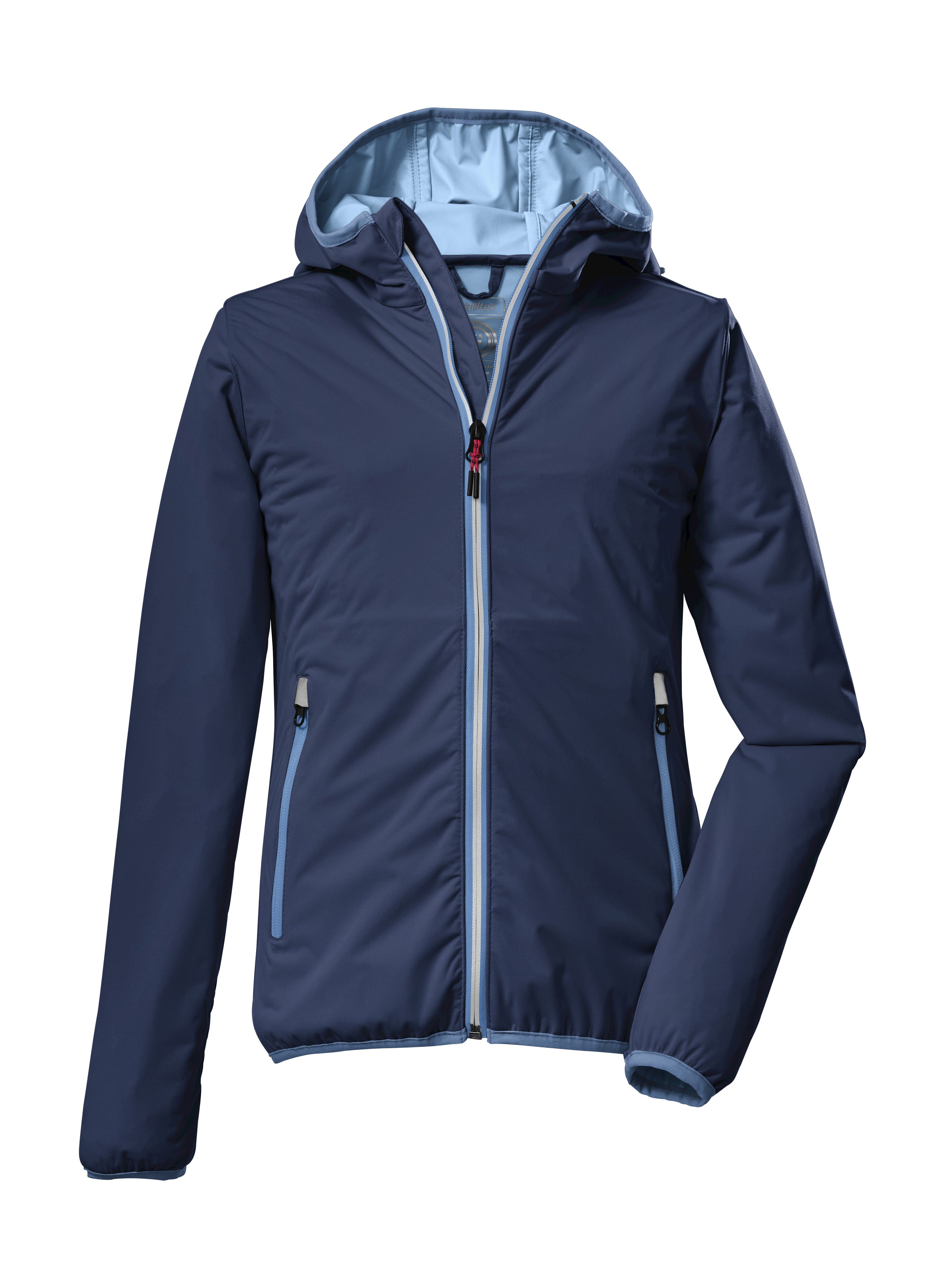Veste Softshell Killtec Garçon - Capuche Polaire Dépellente 10000mm Coupe-Vent