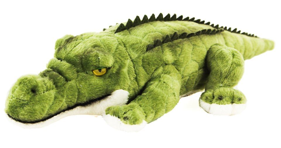 Teddys Rothenburg Kuscheltier Krokodil grün 34 cm Plüschkrokodil