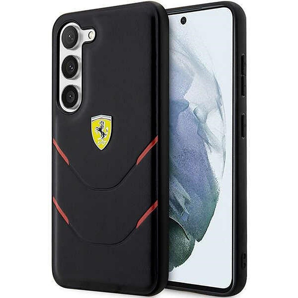 Ferrari Handyhülle Hardcase Schutzhülle, Ferrari Lizenzprodukt, Hot Stamp Lines, Kameraschutz