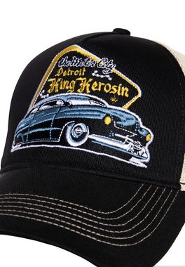 KingKerosin Trucker Cap Detroit Greaser mit Front-Stickerei
