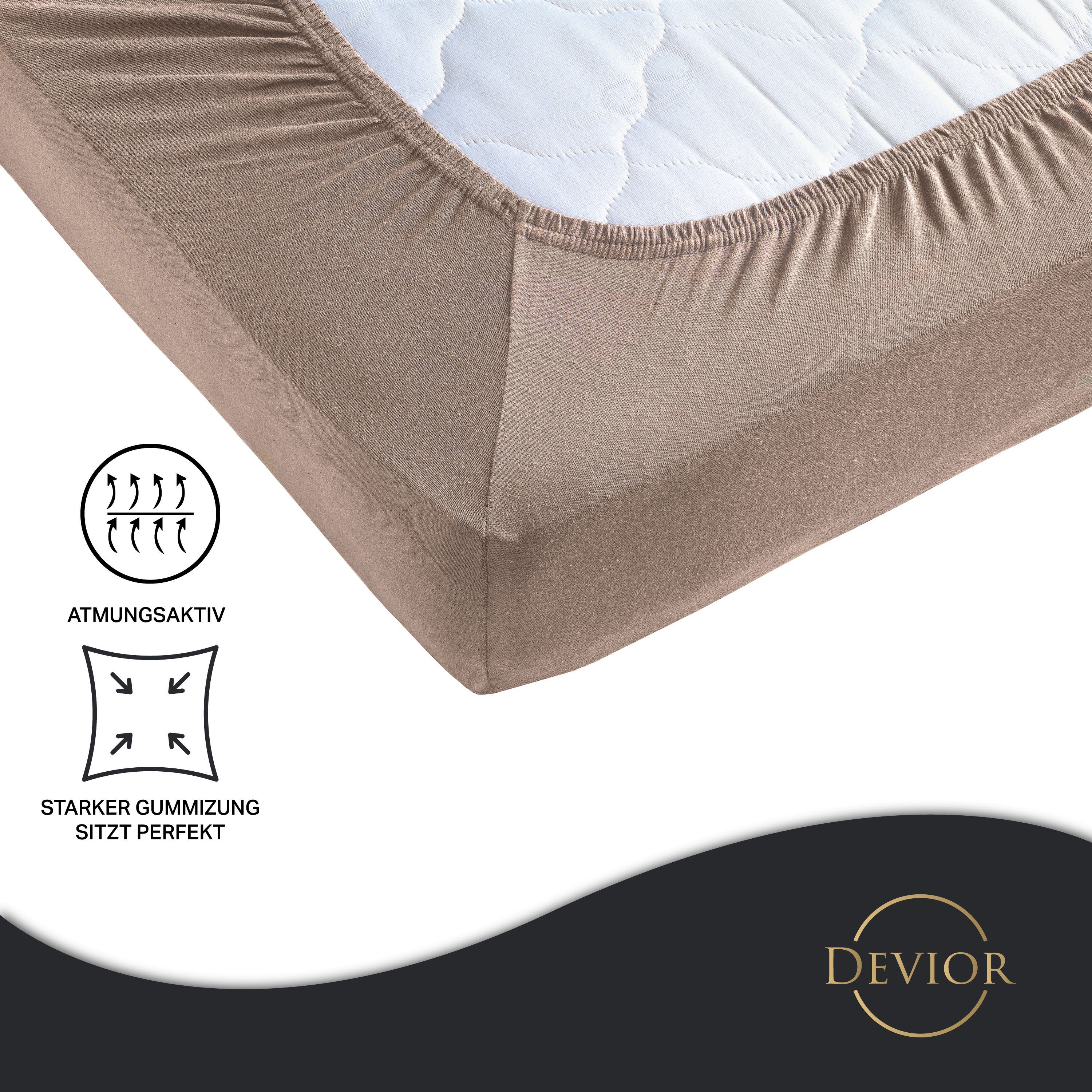 Devior Spannbettlaken für 180x200cm Boxspringbett-Matratzen bis günstig online kaufen