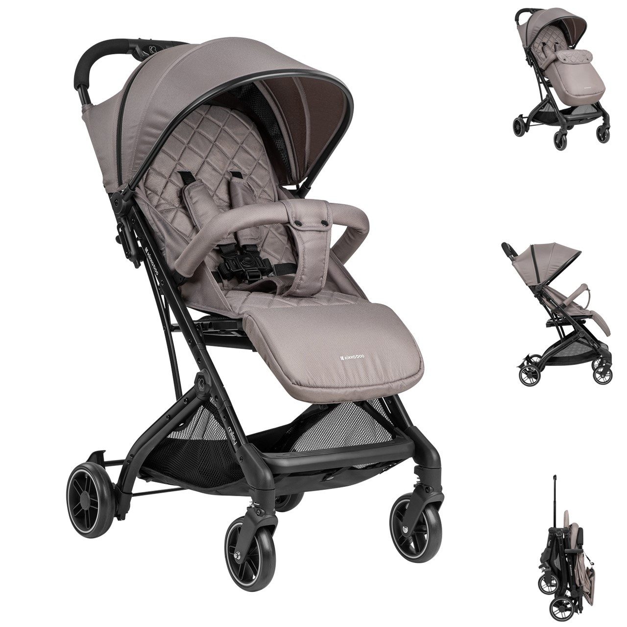 Kinder-Buggy Kinderwagen Miley mit Fußsack