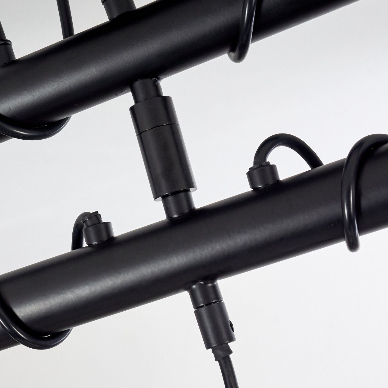 Metall Höhe »Borio« schwarz, Deckenleuchte hofstein in Leuchtmittel, längliche verstellbar, aus max. Deckenlampe E27 ohne 155cm (verstellbar),